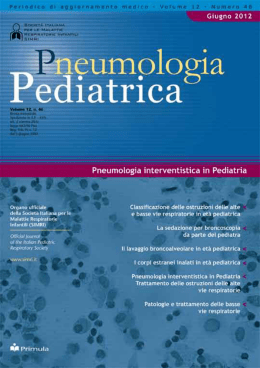 Pneumologia Pediatrica