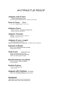 Scarica il menu completo in pdf