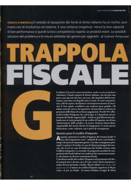 Trappola fiscale