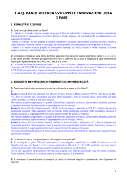 FAQ Bandi RSI 2014 (rev. 21.05.2015)