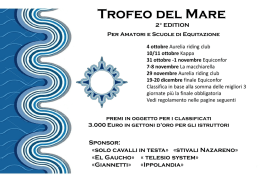 Regolamento - Concorsi di Equitazione