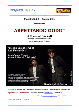 Jurij Ferrini - Teatro Stabile Torino