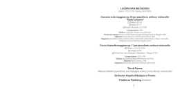 Triplo Concerto op. 56 e Trio in si bemolle maggiore op. 11
