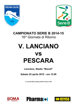 V. LANCIANO vs PESCARA