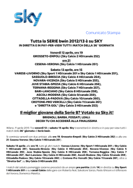 Scarica PDF - Sky Italia