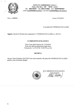 nomine c.classe sito - istituto comprensivo lucca 2