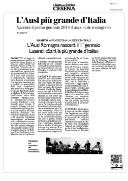 L`Ausl pi&ugrave; grande d`Italia