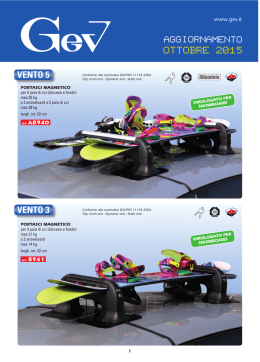 VENTO 5 VENTO 3 OTTOBRE 2015