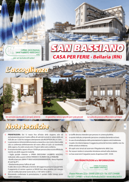 san bassiano - Opera Diocesana Sant`Alberto