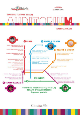 rassegna teatrale - Comune di Molinella