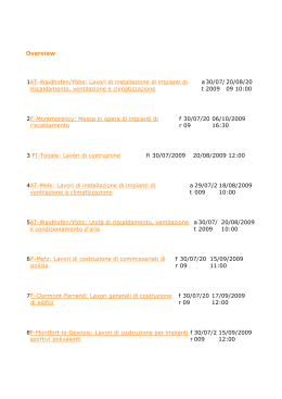 Overview 1AT-Waidhofen/Ybbs: Lavori di