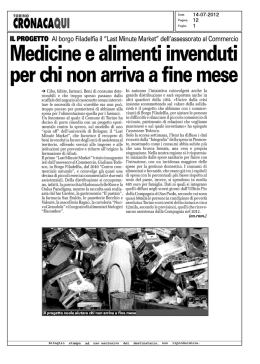Medicine e alimenti invenduti
