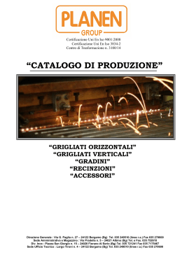 &ldquo;CATALOGO DI PRODUZIONE&rdquo;