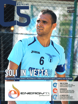 soli in vetta - Calcio a 5 Live
