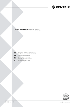 JUNG PUMPEN WCFIX 260V /3