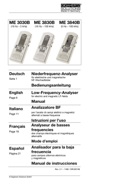 ME 3030B ME 3830B ME 3840B - Gigahertz