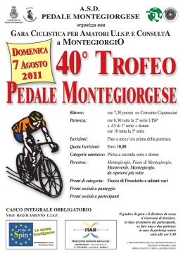 A.S.D. PEDALE MONTEGIORGESE