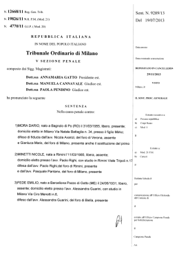 motivazioni ruby bis