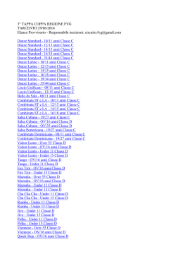 lista iscritti - FIDS Friuli Venezia Giulia