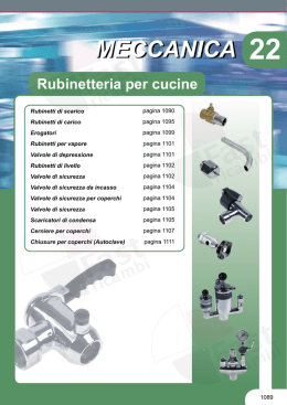 Meccanica-Rubinetteria per cucine