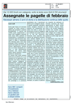 Assegnate le pagelle di febbraio