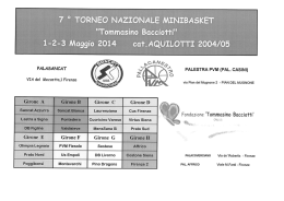 7 ° TORNEO NAZIONALE MINIBASKET