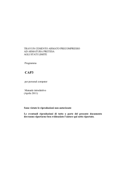 TRAVI IN CEMENTO ARMATO PRECOMPRESSO AD ARMATURA