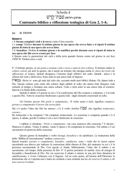 Scheda4 - sesto giorno