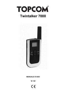 Manuale d`istruzioni