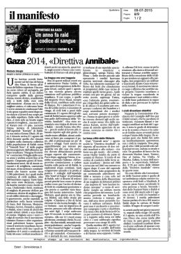 il manifesto - Zeroviolenza.it