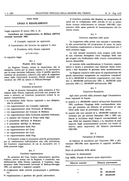 Testo da BUR - Consiglio Regionale del Veneto