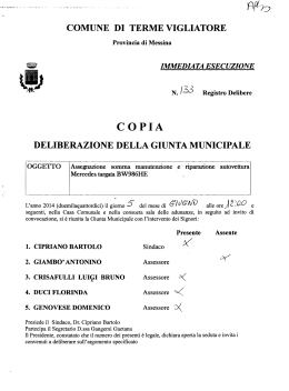COPIA - Comune di Terme Vigliatore