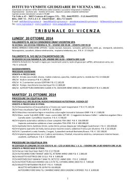 tribunaledivicenza - Istituto Vendite Giudiziarie di Vicenza