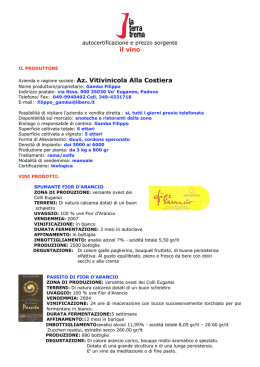 il vino Azienda e ragione sociale: Az. Vitivinicola