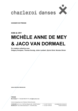mich&egrave;le anne de mey & jaco van dormael