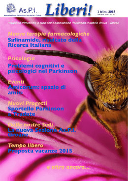 LIBERI! n. 52 - Associazione Parkinson Insubria &ndash; AsPI