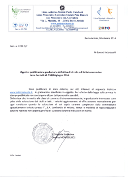 Liceo Musicale e Coreutico Statale Pina Bausch sez. Musicale e sez