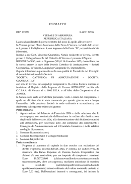 Verbale dell`Assemblea dei Soci 2007 che ha