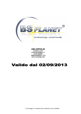 * Le immagini e i contenuti sono indicativi e non