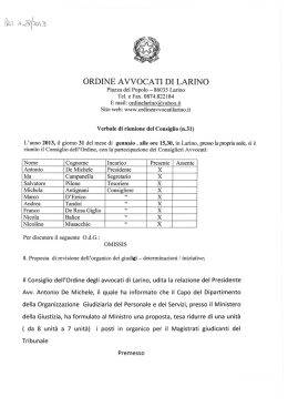 Scarica il documento - Ordine degli Avvocati di LARINO