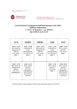 Universit&agrave; degli Studi "La Sapienza"