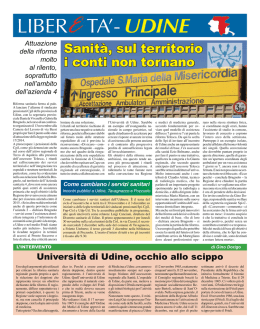 Liberet&agrave; n. 2 - 2015 - Inserto di Udine - Spi-Cgil