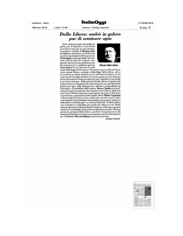 Leggi l`articolo - Fondazione Diritti Genetici