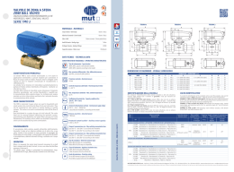 VALVOLE DI ZONA A SFERA ZONE BALL VALVES