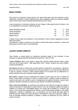 Impiantistica elettrica