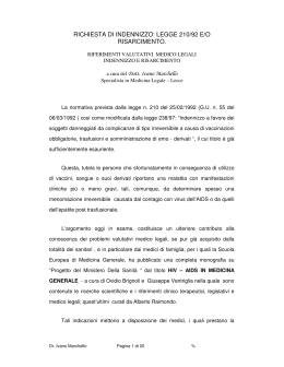legge 210 - di Ivano Marchello (articolo in formato )