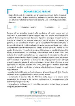 `- DONARE: ecco PERCHE` _|