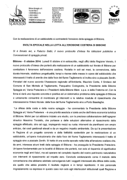 lotta all`erosione