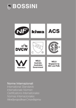 Norme Internazionali International Standards Internationale Normen