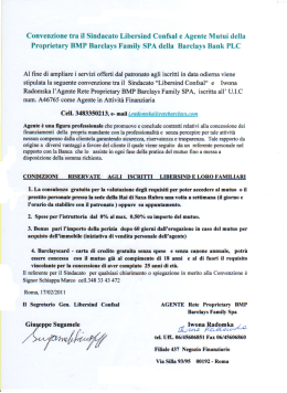 Convenzione Libersind